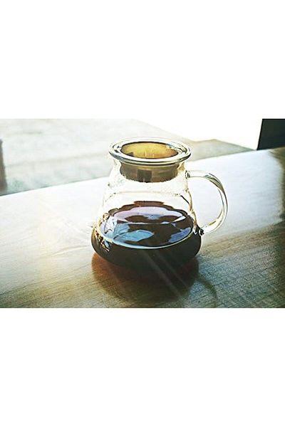 Saharaz 360ml Glass Series Coffee kettle,Durable,Suitable for Making a Cup of Coffee,Easy to Use and Clean