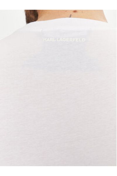 Karl Lagerfeld Tricou bărbătesc 755426 551242 Alb