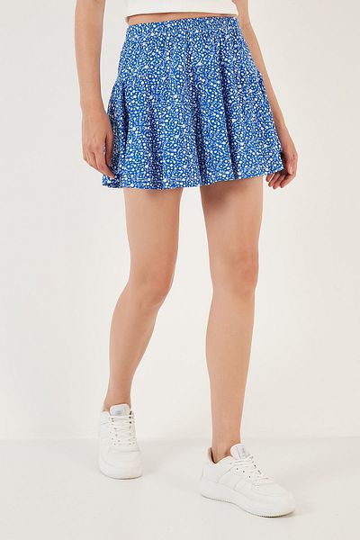 Lela Μοτίβο με ελαστική μέση Slim Fit Mini 2 Pack Σορτς Φούστα SHORTS SKIRT 5864024S2