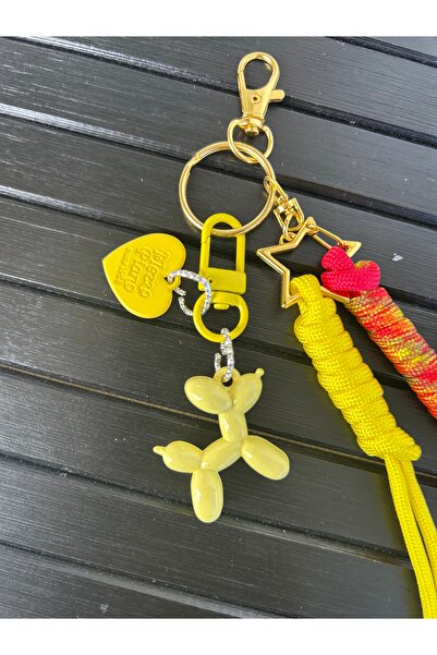 OEM Γούρι και αξεσουάρ τσάντας με φιγούρα σκύλου με μπαλόνι