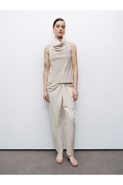 Nocturne Plunging Neck Blouse
