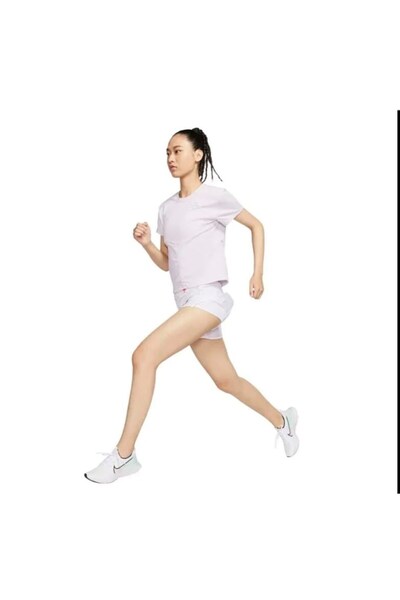 Nike Dri-fit Run Division Kısa Kollu Buruşuk Kısa Kollu Kadın Tişörtü Dd5315-511
