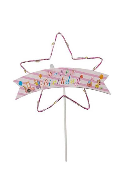 Party and Story LIGHTED birthday cake decorations22CM Ã—17CM