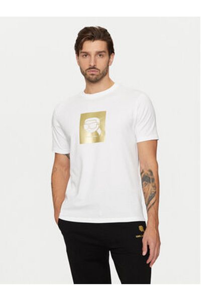 Karl Lagerfeld Tricou bărbătesc 755460 551235 Alb