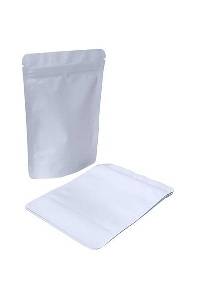 Party and Story Resealable foil storage bags, 12 pieces, white20CM Ã—14CM