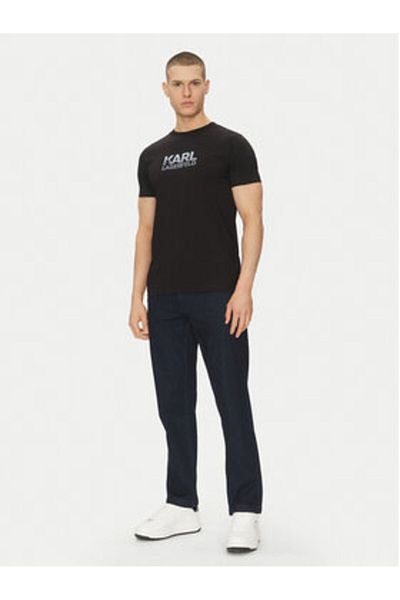 Karl Lagerfeld Men's T-Shirt 755064 552241 Black