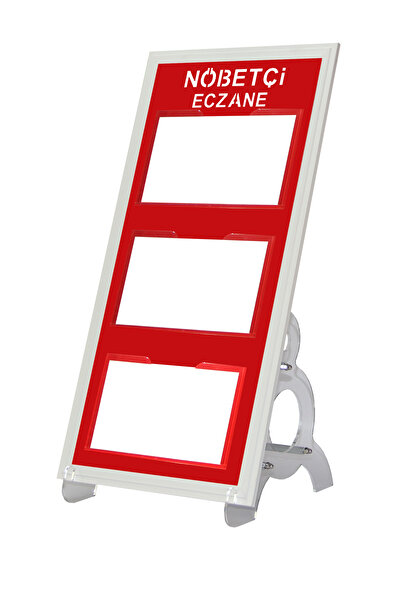 Ufuk Store IŞIKLI NÖBETÇİ ECZANE PANOSU MODEL 3 AYAKLI