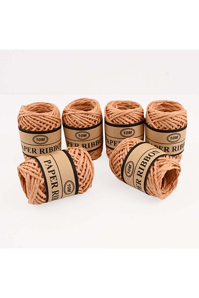 Party and Story Cane rope, 6 pieces, light brown