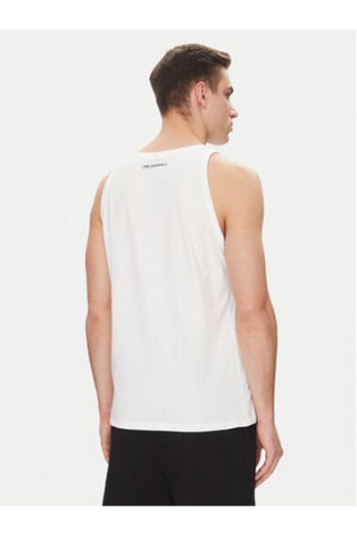 Karl Lagerfeld Mens Tank top A1M46069 White