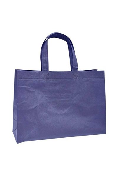 Party and Story Reusable, printable, fabric shopping bags, navy blue, 12 pieces Size(L)35Ã—40Ã—12CM