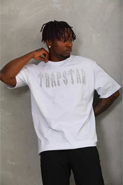 HAZEGO Μπλουζάκι Unisex Oversize Stone Crew Neck - Λευκό