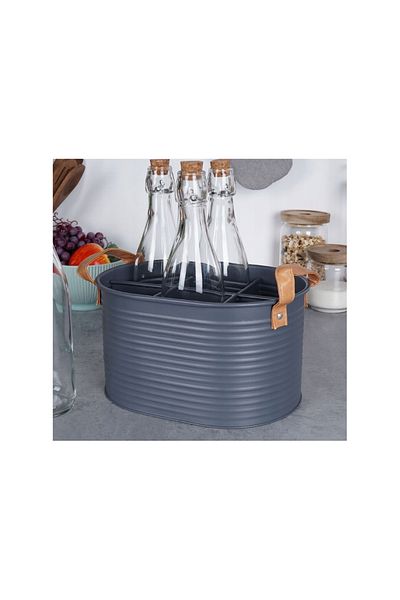 Excellent Houseware Solsbery forge, metal, black, 17.5 x 14 x 24.5 cm