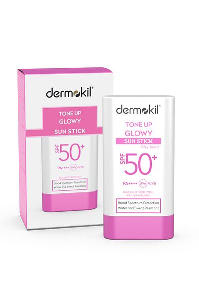 Dermokil Tone up Glowy Sun Stick 50 + Spf Tone Equalizing Stick Sunscreen