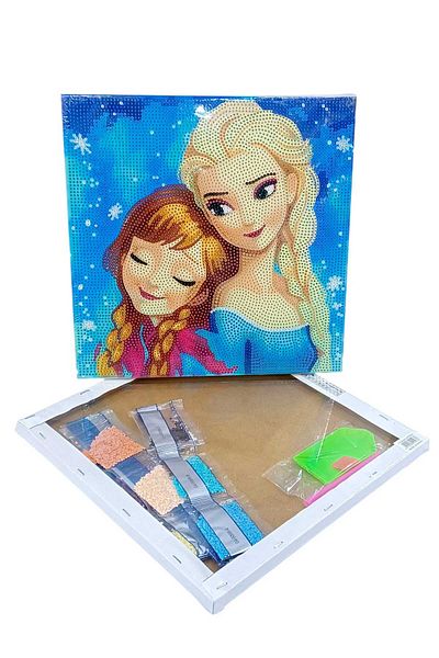 Party and Story Diamond painting kit for kids artwork