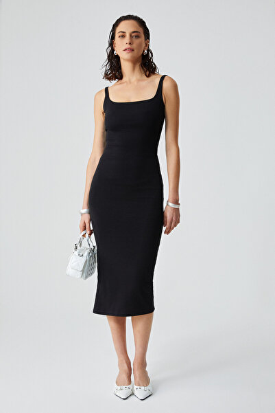 GRIMELANGE RINIA Дамска рокля с тясна кройка, широка деколте и без презрамки,...