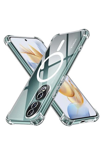 SKYDDAR INNOVATION Cover for Oppo A5 Pro 5G / A5 Pro 4G, Shockproof MagSafe, Transparent, sticker set