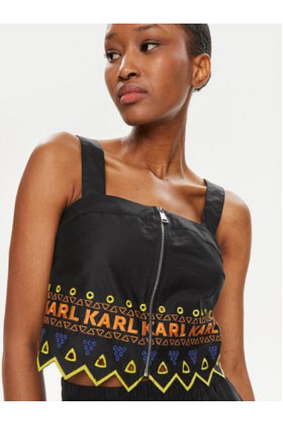 Karl Lagerfeld Top pentru femei 241W1611 Negru
