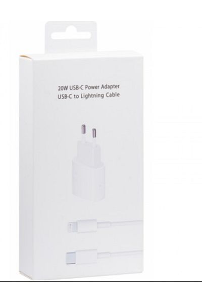 OEM Charger compatible with iPhone 14/13/12/11/Pro/Pro Max/iPad/AirPods, Lightning data cable, 20W