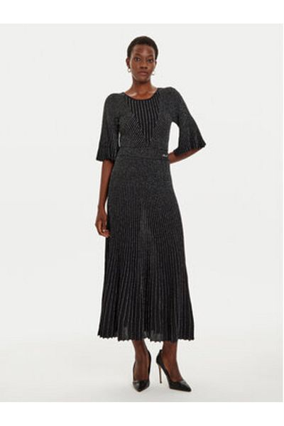 Karl Lagerfeld Women's Knitted Dress 246W1316 Black