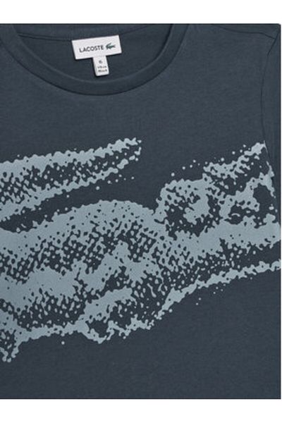 Lacoste Tricou băieți TJ8460 bleumarin