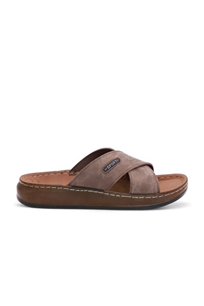 Konfores 2162 Full Anatomical Sole Men's Slippers Compatible for Daily, Umrah and Hajj