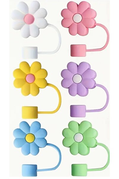 Buycobox 1 Pcs. Stanl. Dustproof Silicone Pipette Tip Caps, Floral Pattern Stopper for 10mm Pipettes