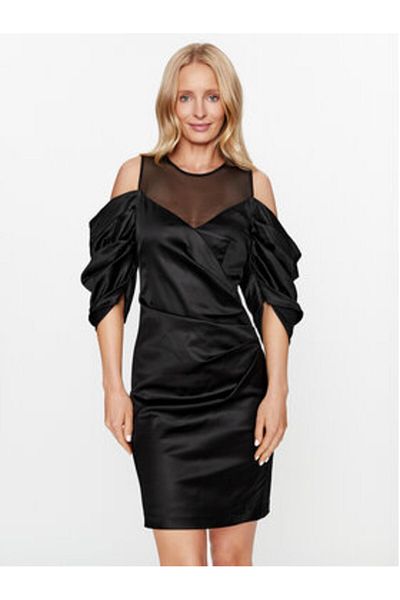 Karl Lagerfeld Women's Cocktail Dress 236W1312 Black