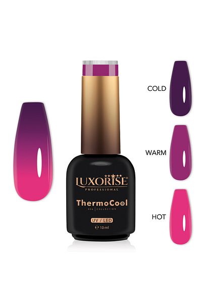 LUXORISE Oja Termică Semipermanentă 3 Culori LUXORISE ThermoCool - Candy Switch 10ml
