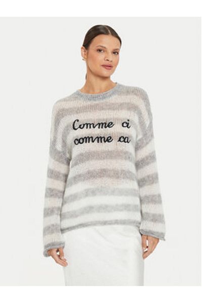 Kontatto kontaktatto Women's Sweater 3M0195 White, Gray