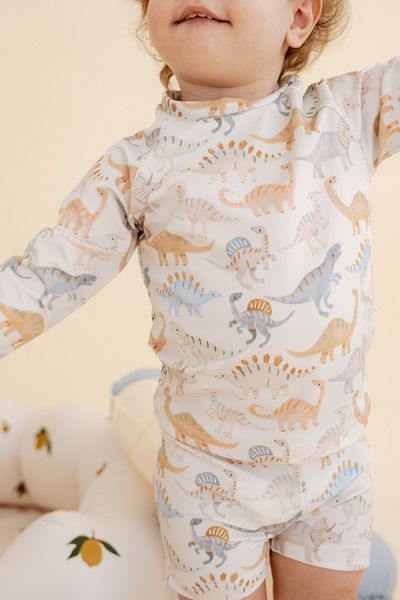 Lollie Baby&Kids Uv Protection Swimsuit Baby & Kids - Dinosaurs