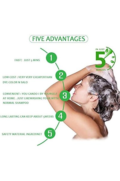 Dexe Dexe Hair Dye Shampoo Black 5 Minutes Pack of 10 Sachets