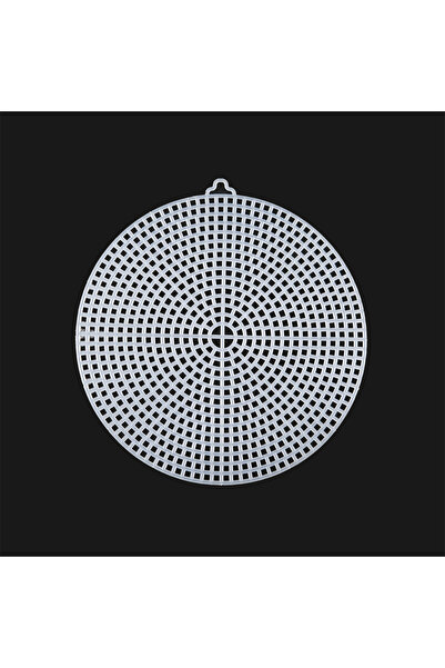 Prestij Boncuk قماش دائري أبيض شفاف قطر 15 سم