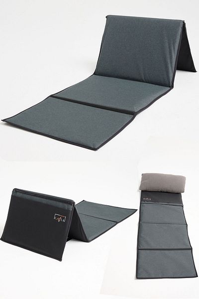 Kevin Tayamat, Foldable Backrest Sitting Rest Mat & Cushion, Prayer Rug