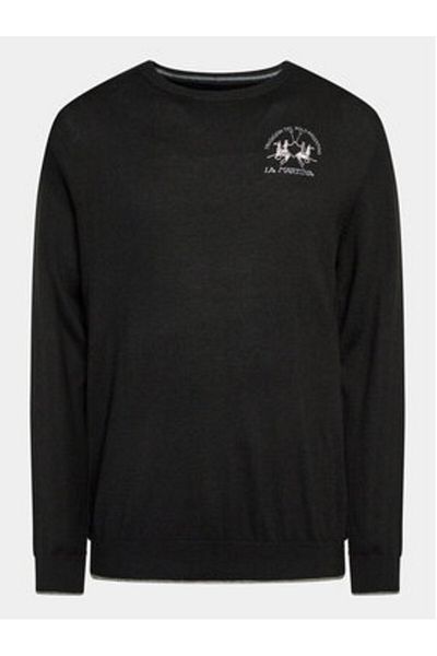 LA MARTINA Men's Sweater WMS016 YW025 Black
