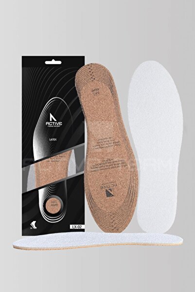 ACTIVE TEAM LX02 - Mantar Iç Tabanlık | Doğal Ve Serin Ayaklar, Çıplak Ayak Ile Kullanılabilen Ayakkabı Tabanı