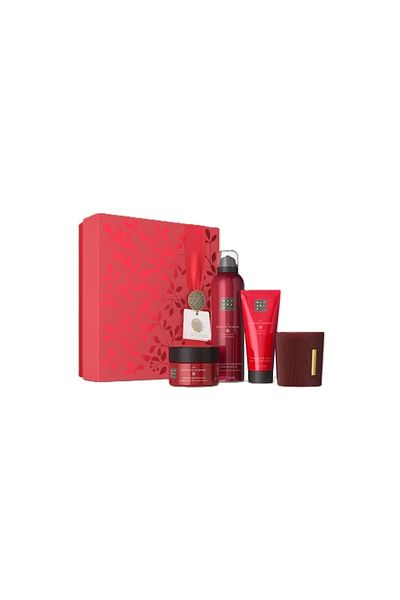 Rituals σετ δώρου The Ritual of Ayurveda, Κρέμα 100 ml, Απολεπιστικό 125 g, Αφρόλουτρο 200 ml, Κερί 140 g