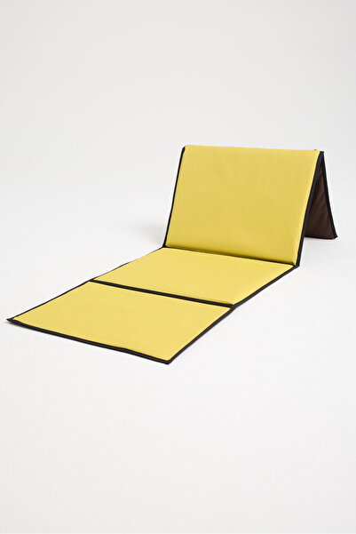 Kevin Şezlong TayaMat, Katlanabilir Sırt Dayamalı Oturma Dinlenme Matı & Minder