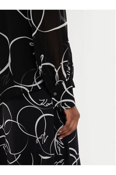 Karl Lagerfeld Bluză de damă 245W1604 Negru