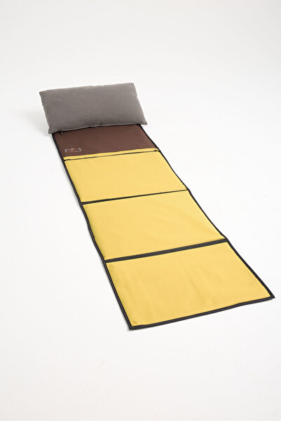 Kevin Şezlong TayaMat, Katlanabilir Sırt Dayamalı Oturma Dinlenme Matı & Minder