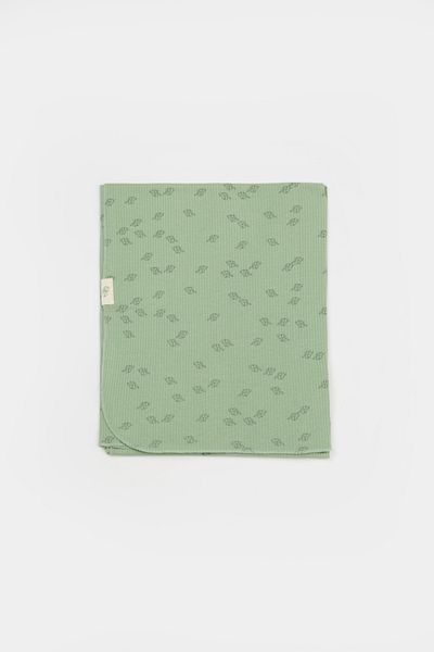 BabyCosy Organic Wear Paturica Printed, BabyCosy, 50% modal+50% bumbac, Verde, 85X85 cm