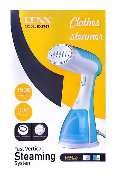 Denx High Power Portable Clothes Steamer,30 Seconds Fast Heat-up, Wrinkle Remover - 1500W 300ml DX1767
