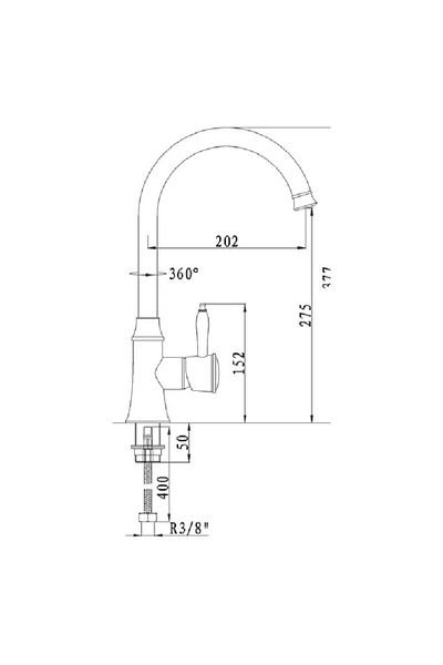 Penta Kitchen Faucet Bosphorus Rose 2485