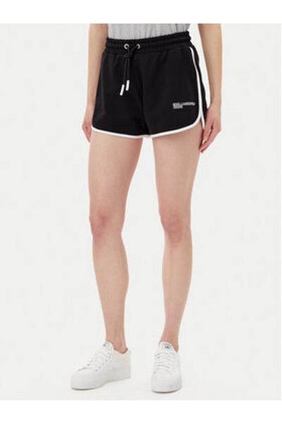 Karl Lagerfeld Pantaloni scurți sport pentru femei A2W10095 Negri