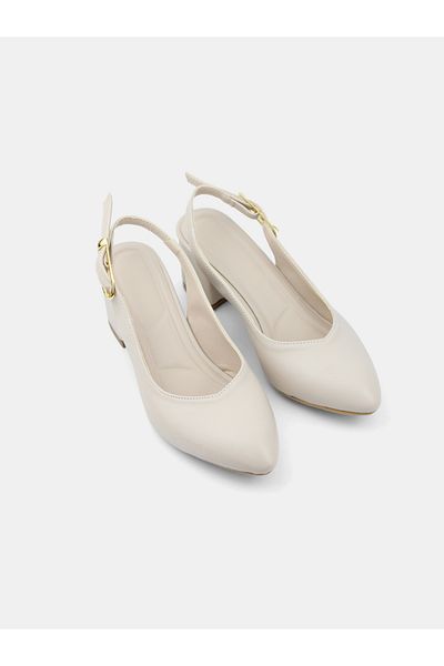 MAGGIO Cream Women's Heeled Shoes