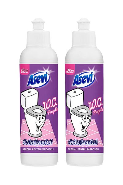 ASEVI Wc Air Freshener, 24h Purple Concentrate, 200ml X2pcs