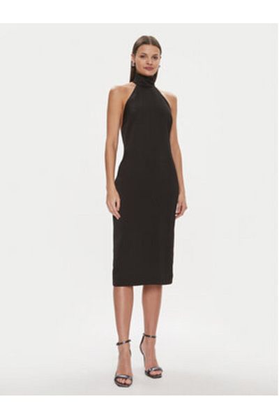 Karl Lagerfeld Women's Cocktail Dress 240W1307 Black