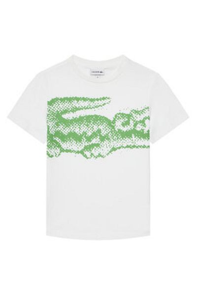 Lacoste Tricou băieți TJ8460 Alb