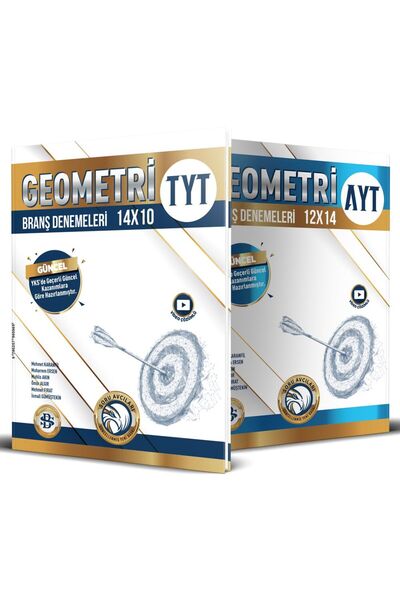 Parlayan Projeler Bilgi Sarmal Yayınları TYT AYT Geometri 12 x 14 Branş Denem...