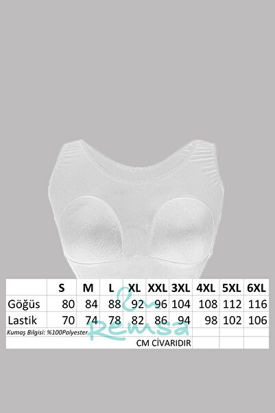 Remsa Mayo Λευκό Μαγιό Hijab Μονό Bustier - RBUS-01