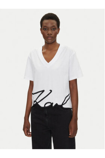 Karl Lagerfeld Women's T-Shirt A2W17104 White